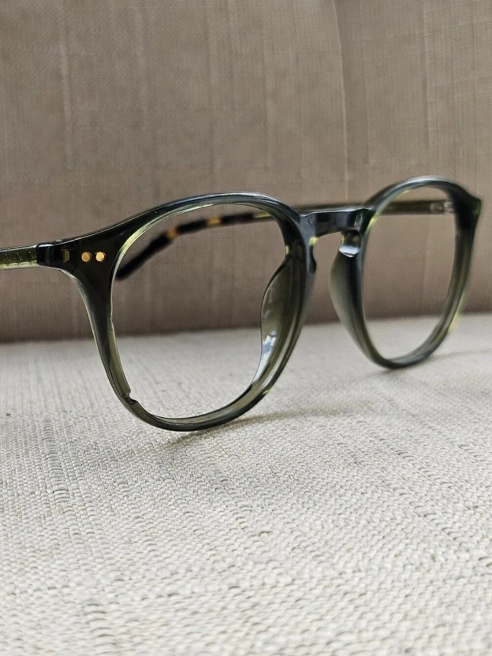 Etnia Barcelona Women Eyeglasses Frame HACKNEY GRYW Vintage Collection Damaged
